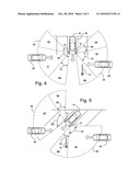 Cross Traffic Alert with Parking Angle Trajectory diagram and image