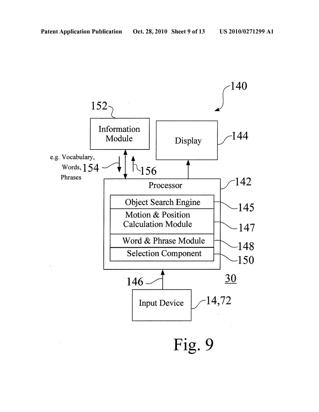 SELECTIVE INPUT SYSTEM AND PROCESS BASED ON TRACKING OF MOTION PARAMETERS OF AN INPUT OBJECT - diagram, schematic, and image 10