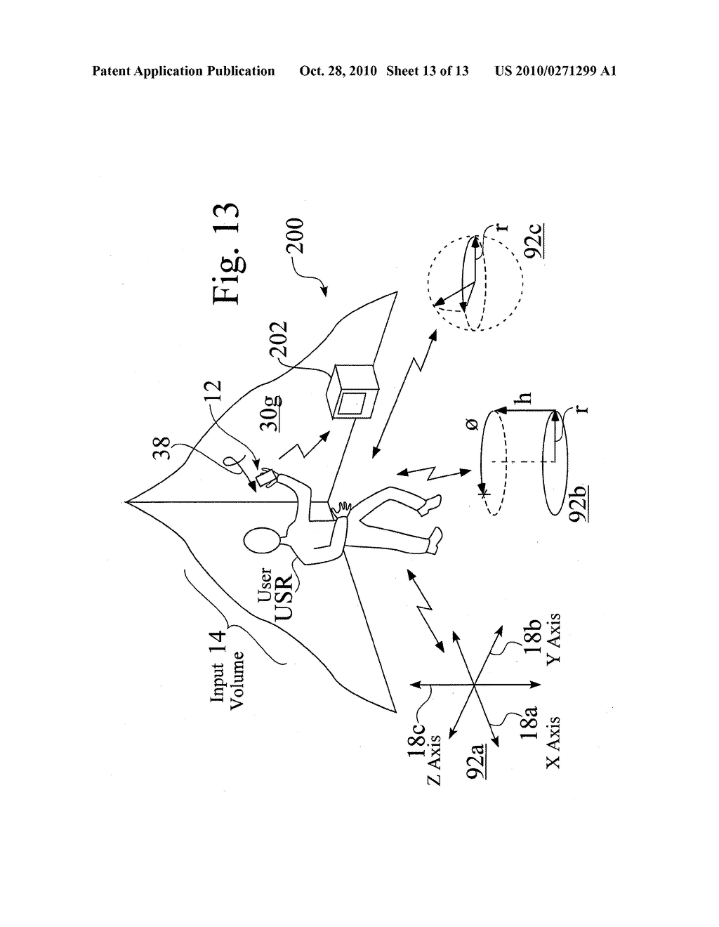 SELECTIVE INPUT SYSTEM AND PROCESS BASED ON TRACKING OF MOTION PARAMETERS OF AN INPUT OBJECT - diagram, schematic, and image 14