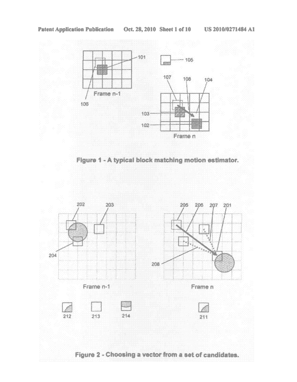Object tracking using momentum and acceleration vectors in a motion estimation system - diagram, schematic, and image 02