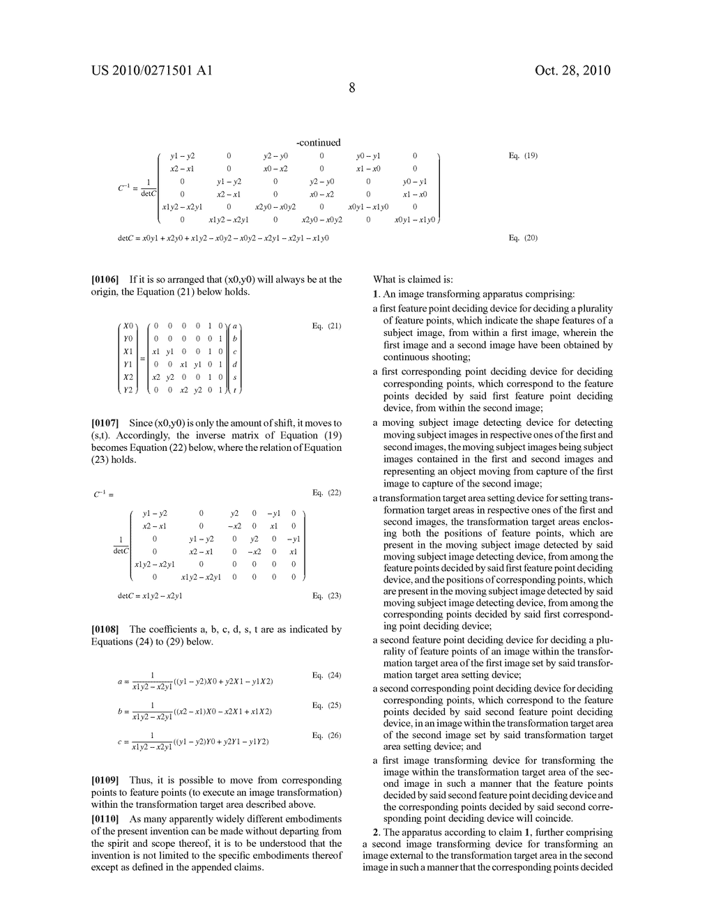 IMAGE TRANSFORMING APPARATUS AND METHOD OF CONTROLLING OPERATION OF SAME - diagram, schematic, and image 24