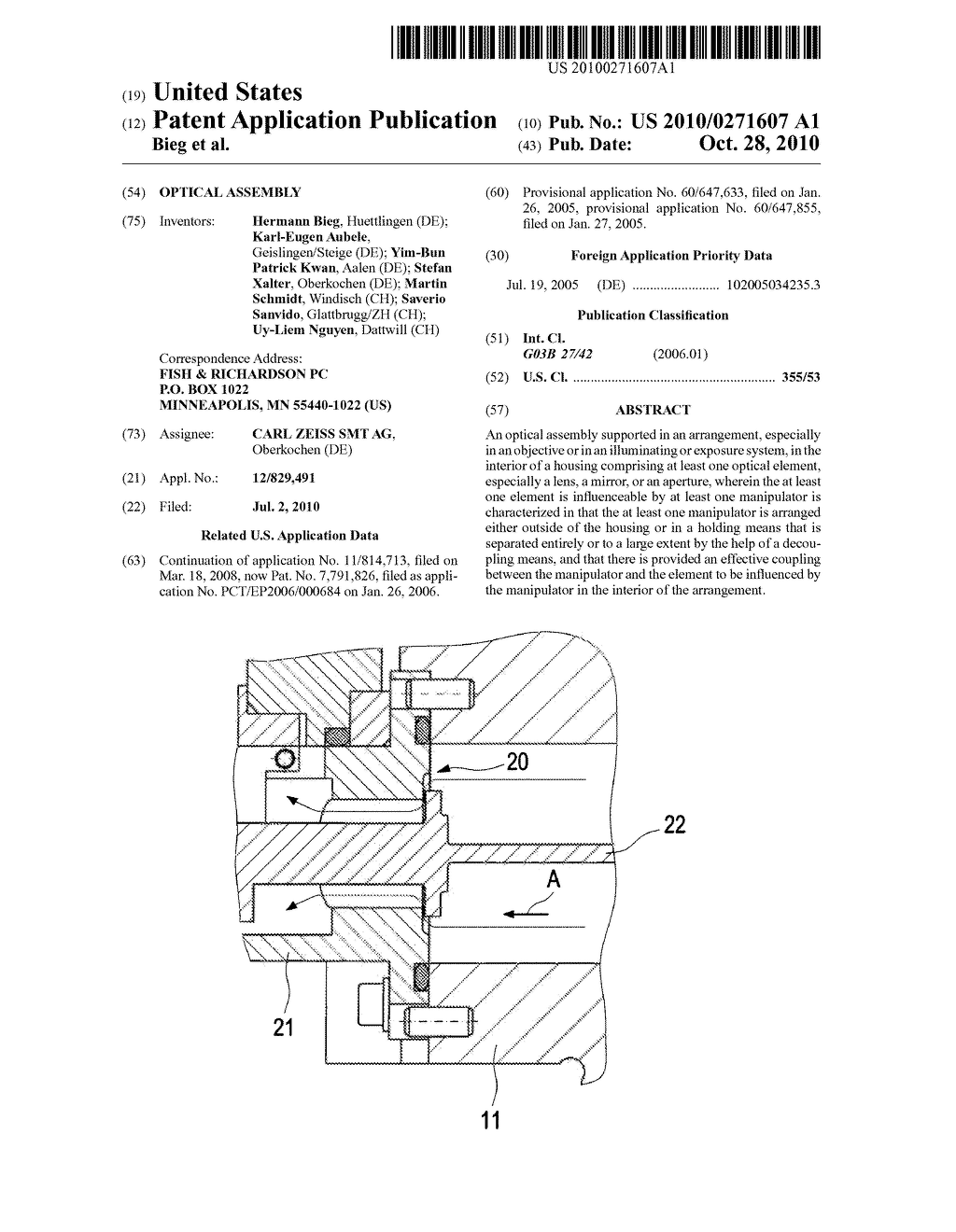 OPTICAL ASSEMBLY - diagram, schematic, and image 01