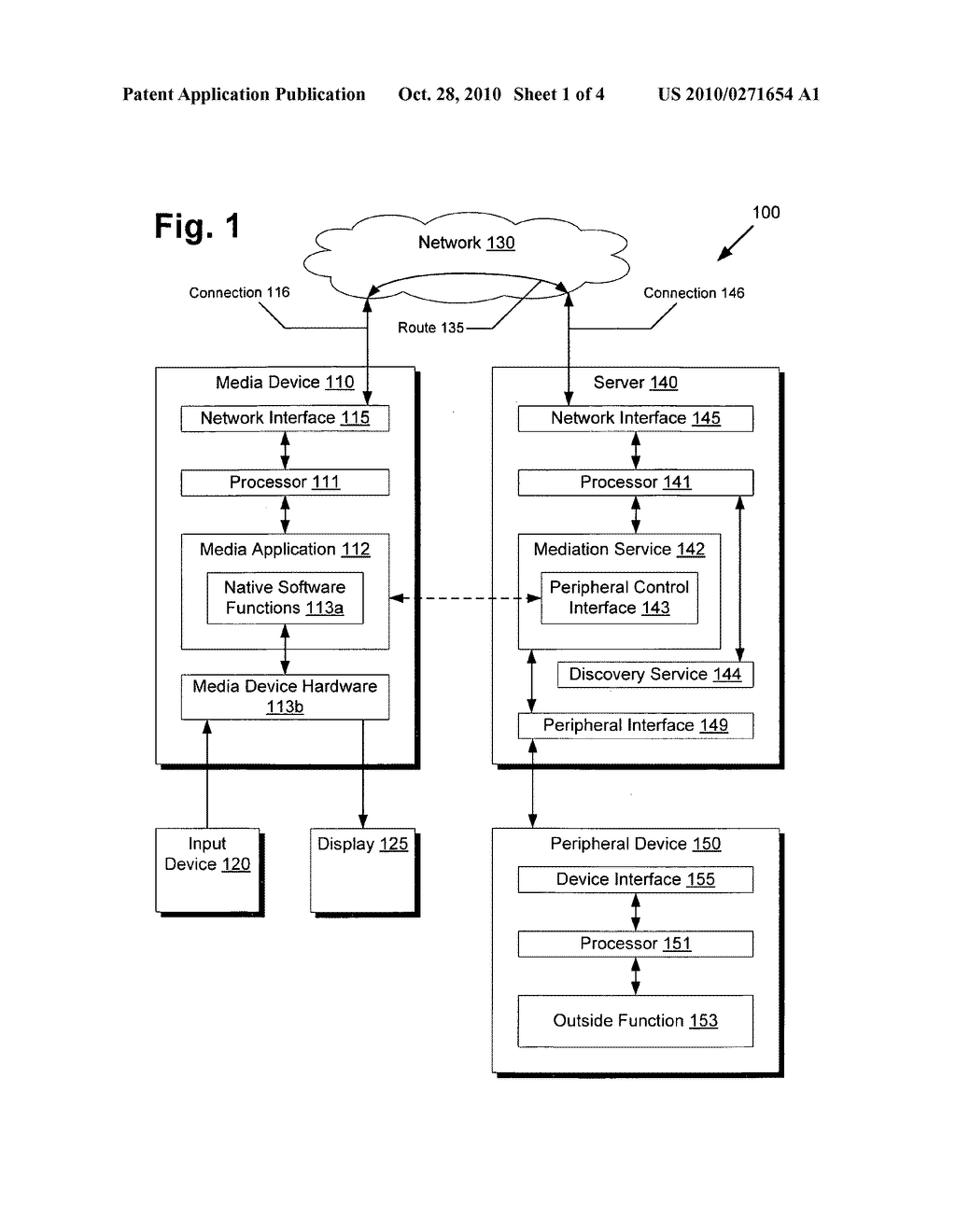 System and method for providing a peripheral control interface for extending media device functions - diagram, schematic, and image 02