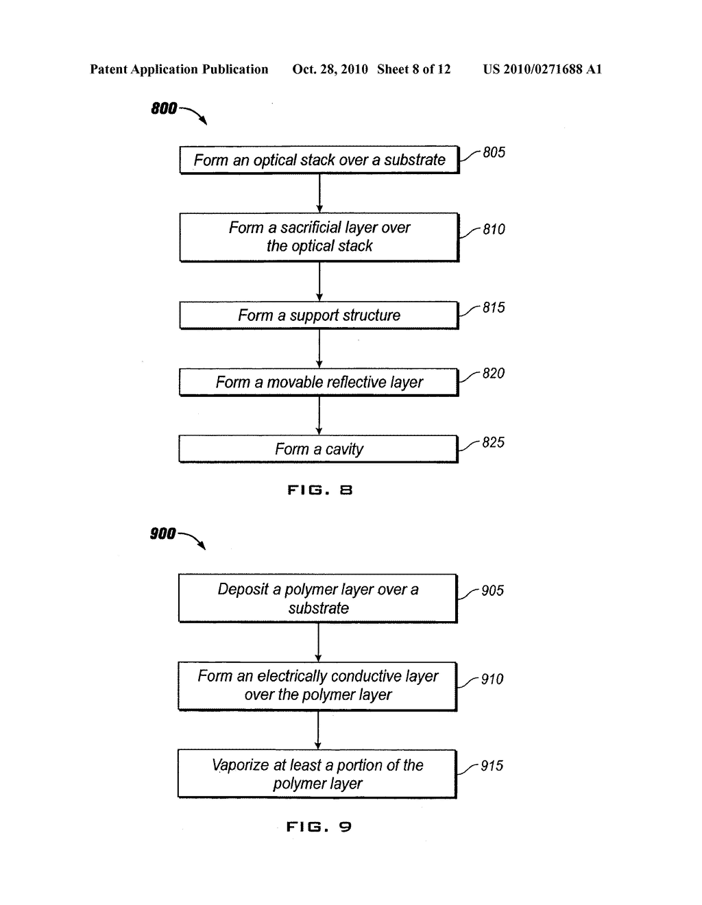 METHOD OF CREATING MEMS DEVICE CAVITIES BY A NON-ETCHING PROCESS - diagram, schematic, and image 09