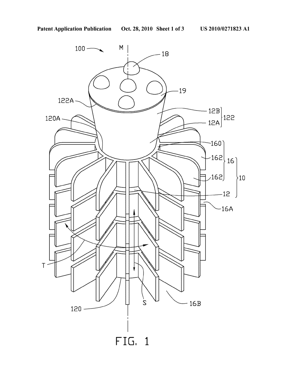 HEAT DISSIPATION DEVICE AND ILLUMINATION DEVICE USING SAME - diagram, schematic, and image 02