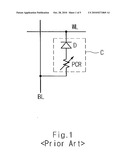 PHASE CHANGE MEMORY DEVICE HAVING DECENTRALIZED DRIVING UNITS diagram and image