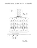 Device for receiving and transmitting mobile telephony signals with multiple transmit-receive branches diagram and image