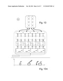 Device for receiving and transmitting mobile telephony signals with multiple transmit-receive branches diagram and image