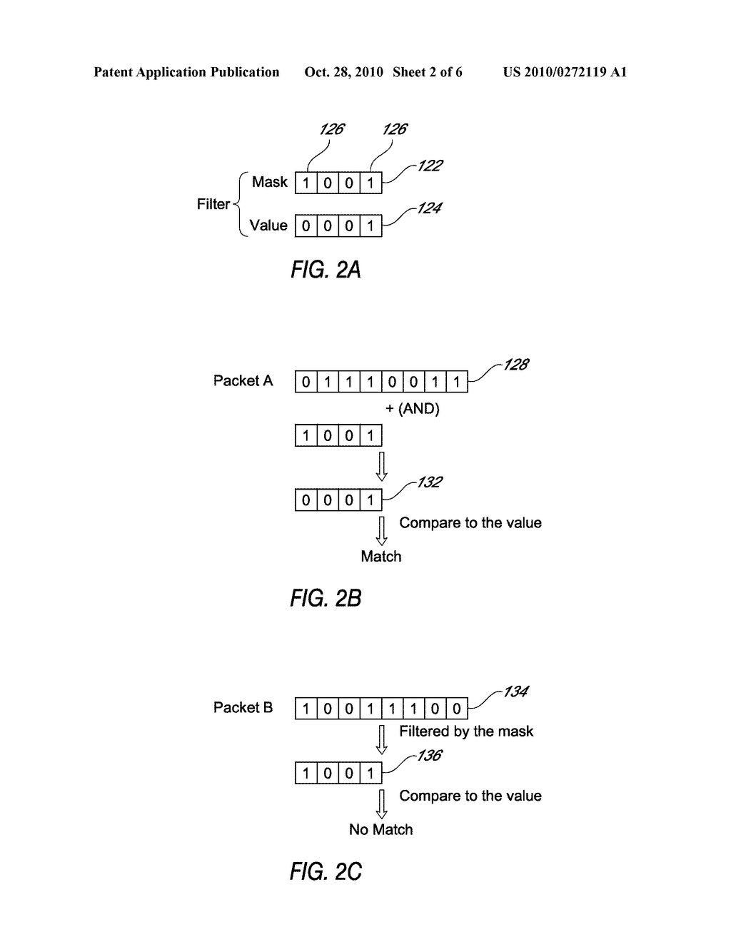 SYSTEM AND METHOD FOR FILTERING A DATA PACKET USING A COMBINED FILTER - diagram, schematic, and image 03