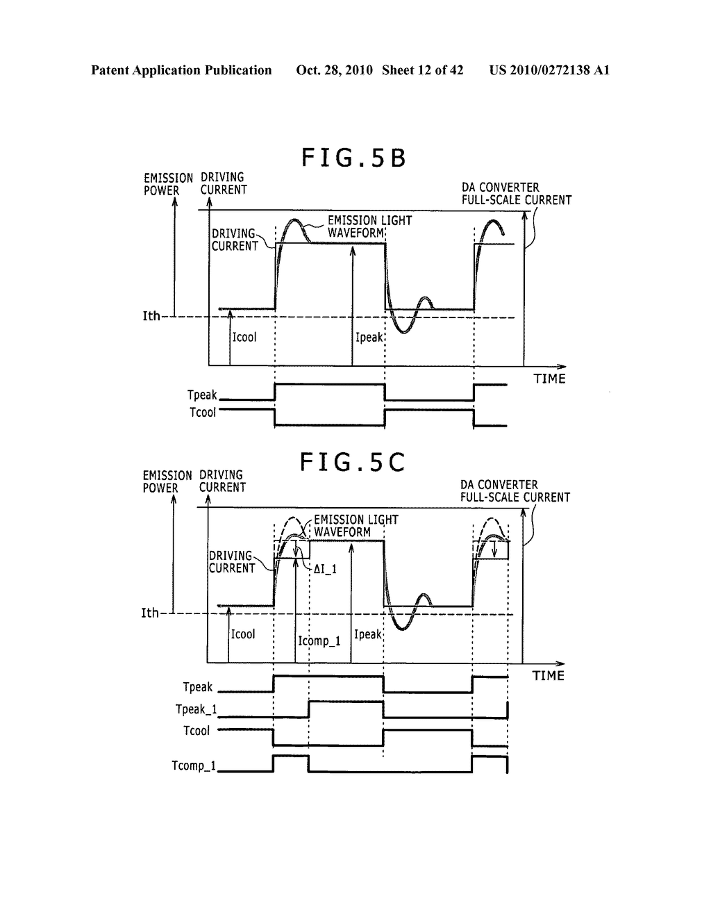 Laser driving apparatus, laser driving method, optical apparatus, optical unit and pulse current generation circuit - diagram, schematic, and image 13