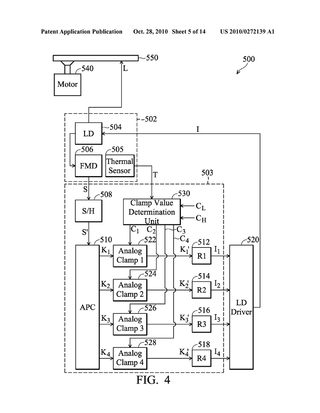 DRIVING CIRCUIT FOR DRIVING LASER DIODE AND METHOD FOR CONTROLLING LASER POWERS OF LASER DIODE - diagram, schematic, and image 06