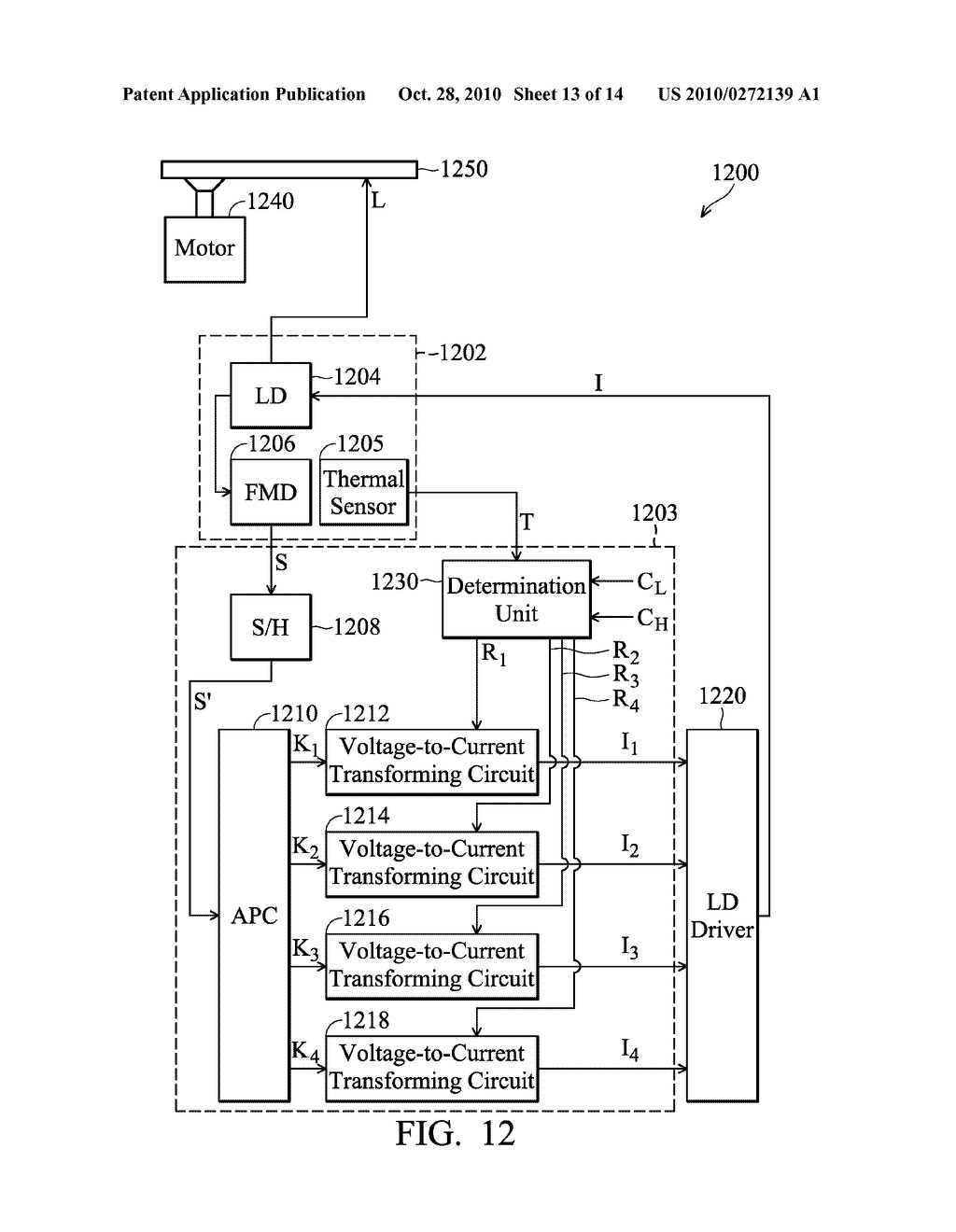 DRIVING CIRCUIT FOR DRIVING LASER DIODE AND METHOD FOR CONTROLLING LASER POWERS OF LASER DIODE - diagram, schematic, and image 14