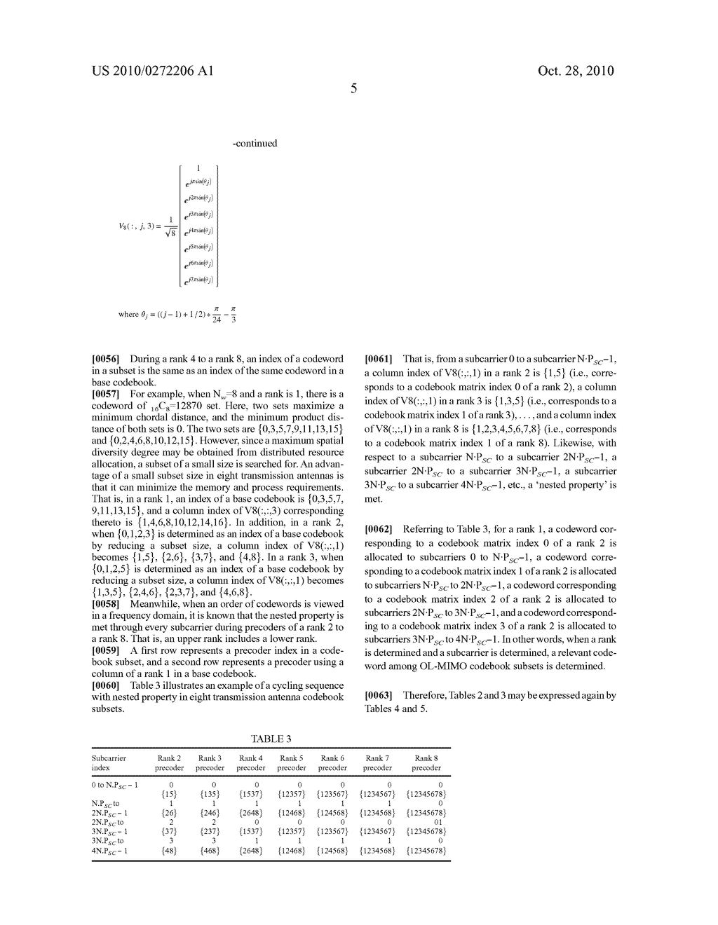 TRANSMITTING/RECEIVING APPARATUS AND METHOD THEREOF IN CODEBOOK BASED MULTIPLE ANTENNA SYSTEM - diagram, schematic, and image 11