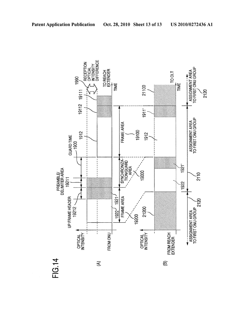 OPTICAL PASSIVE NETWORK SYSTEM AND ITS OPERATION METHOD - diagram, schematic, and image 14