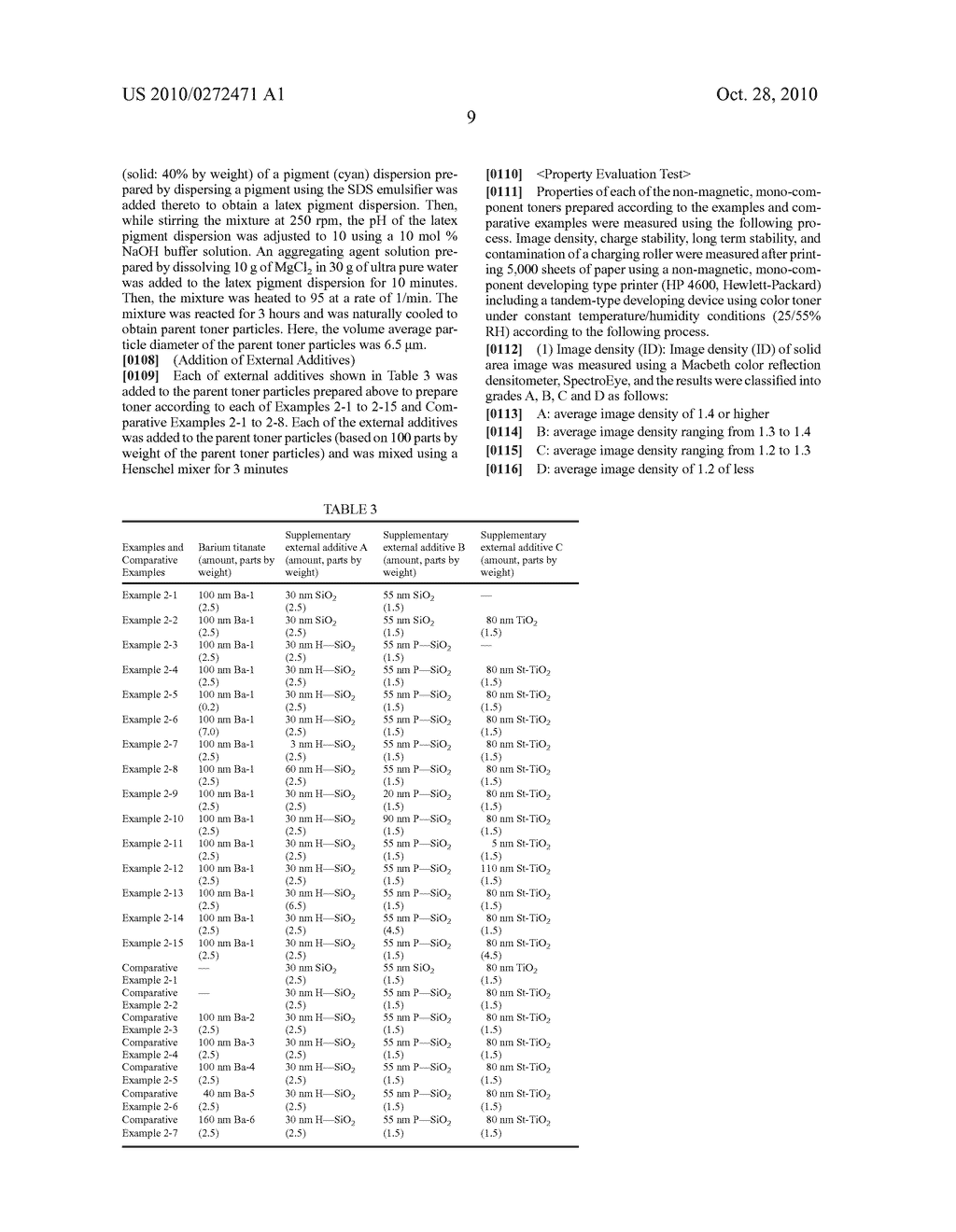 ELECTROPHOTOGRAPHIC TONER AND ELECTROPHOTOGRAPHIC IMAGE FORMING APPARATUS USING THE SAME - diagram, schematic, and image 12