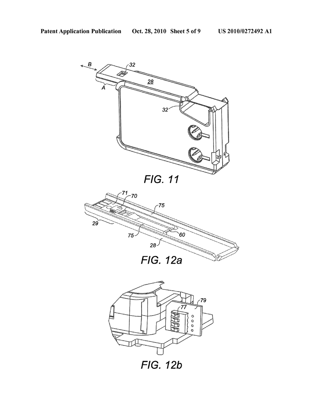 Cassette for Use in a Label Printer - diagram, schematic, and image 06