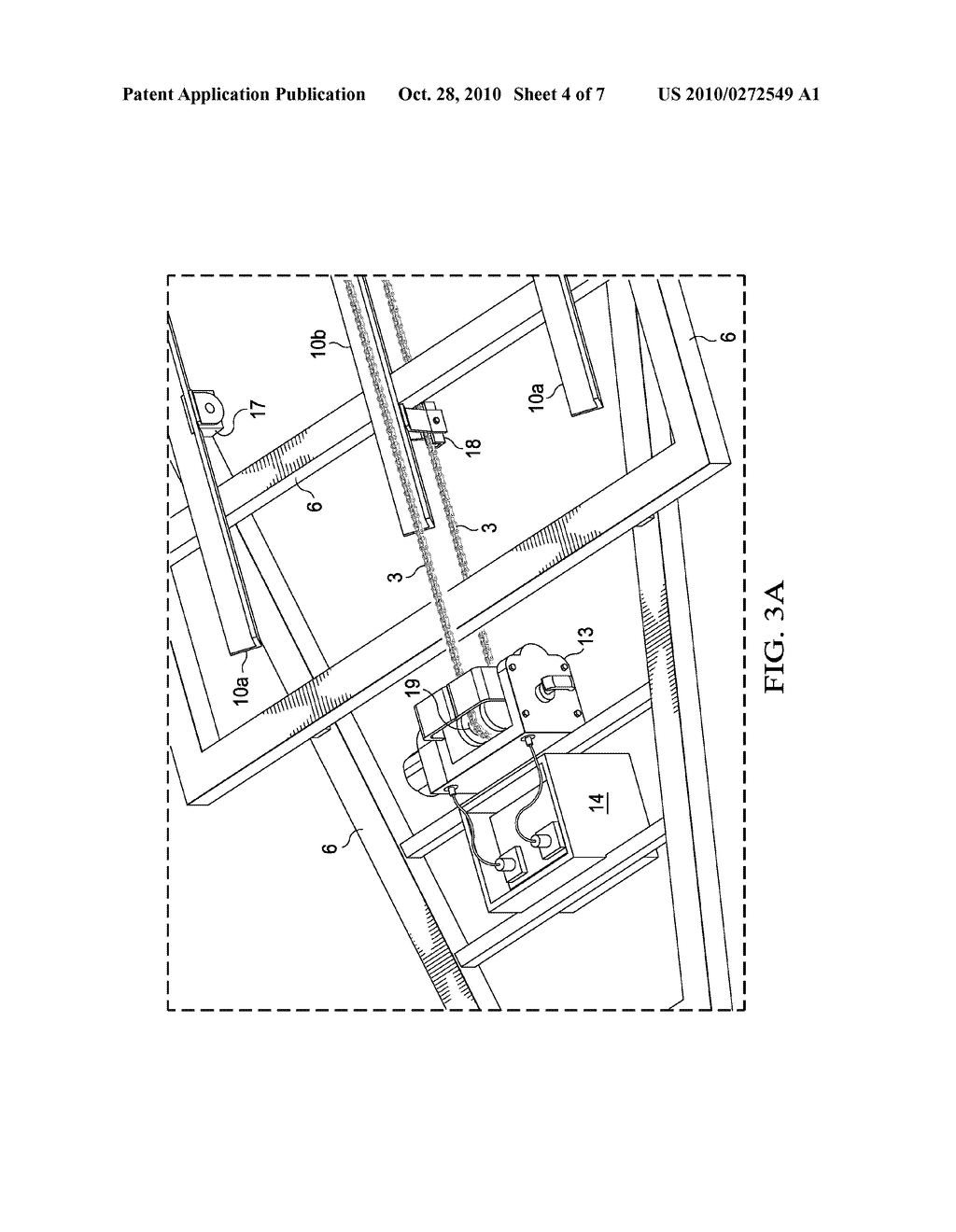 Motorized Cable-Hoisted Loading Platform and Railed Trailer - diagram, schematic, and image 05