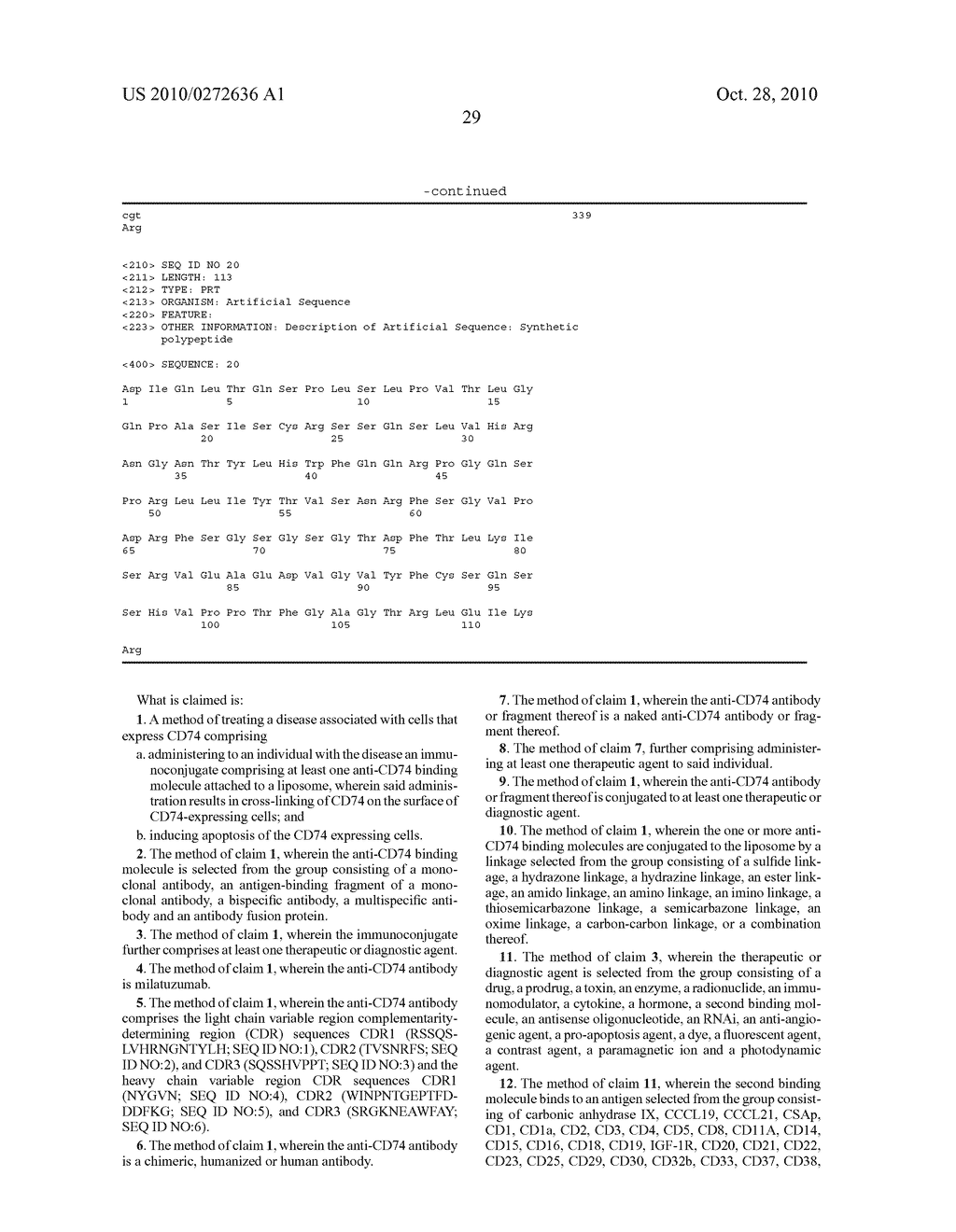 Anti-CD74 Immunoconjugates and Methods of Use - diagram, schematic, and image 41