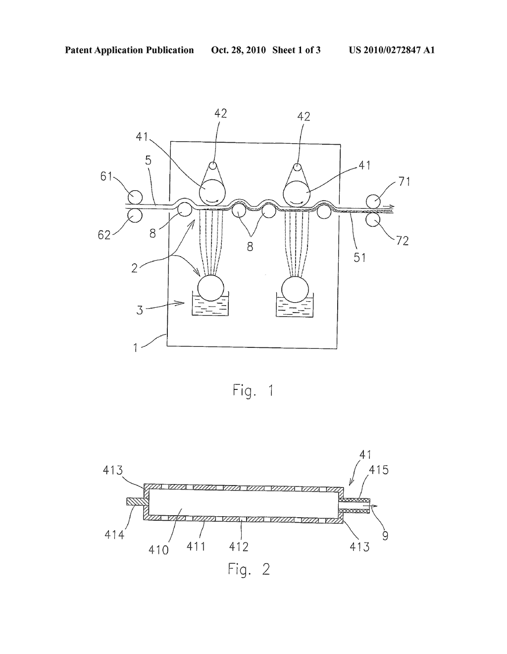 Device for Production of Layer of Nanofibres through Electrostatic Spinning of Polymer Matrices and Collecting Electrode for Such Device - diagram, schematic, and image 02