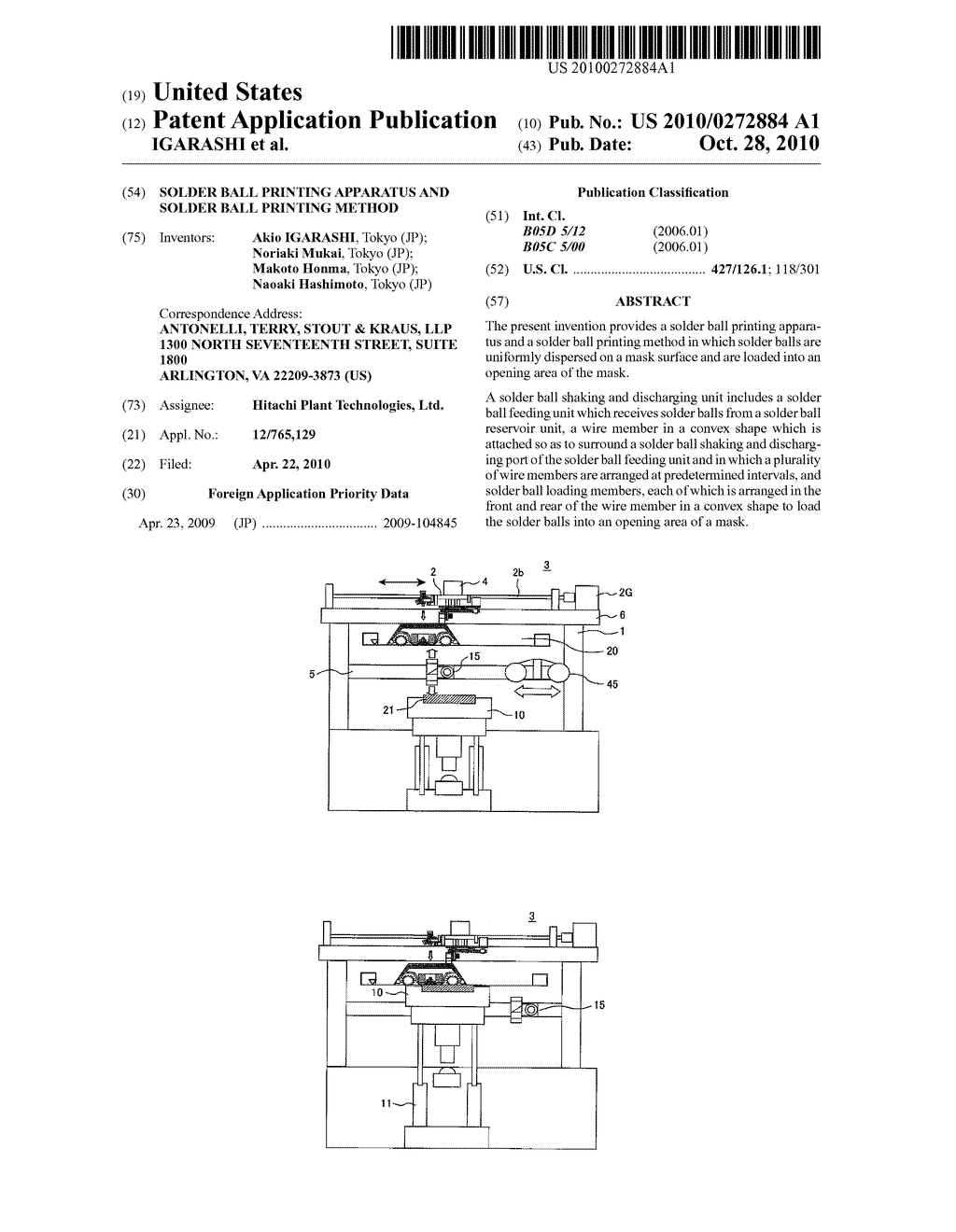 SOLDER BALL PRINTING APPARATUS AND SOLDER BALL PRINTING METHOD - diagram, schematic, and image 01