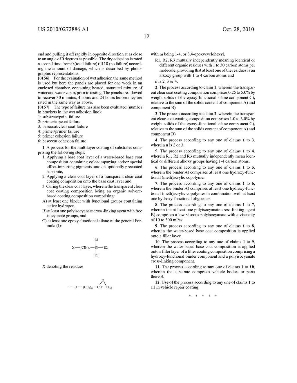 PROCESS FOR PRODUCING A MULTILAYER COATING - diagram, schematic, and image 13