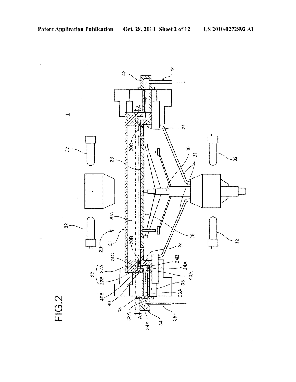 FILM FORMATION REACTIVE APPARATUS AND METHOD FOR PRODUCING FILM-FORMED SUBSTRATE - diagram, schematic, and image 03