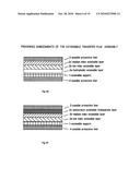 EXTENSIBLE TRANSFER FILM FOR SURFACE COATING, PROCESS FOR PRODUCING IT, AND PROCESS FOR APPLYING IT diagram and image