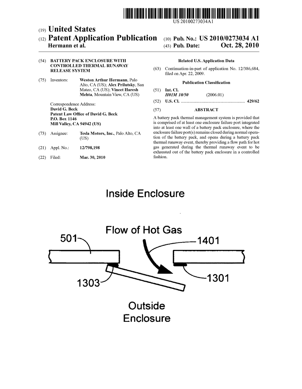 Battery pack enclosure with controlled thermal runaway release system - diagram, schematic, and image 01