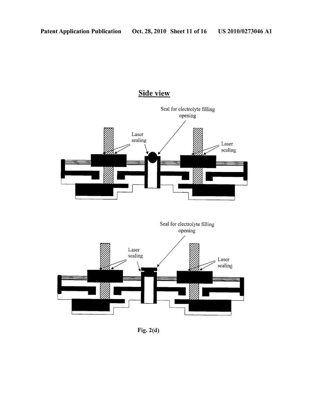 CURRENT COLLECTING POST SEAL FOR HIGH DURABILITY LITHIUM-ION CELLS - diagram, schematic, and image 12