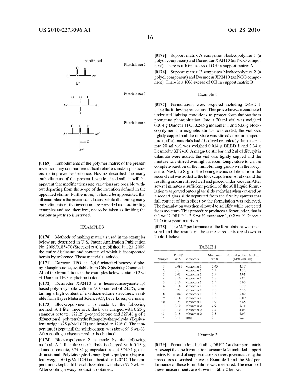 PHOTOPOLYMER MEDIA WITH ENHANCED DYNAMIC RANGE - diagram, schematic, and image 26