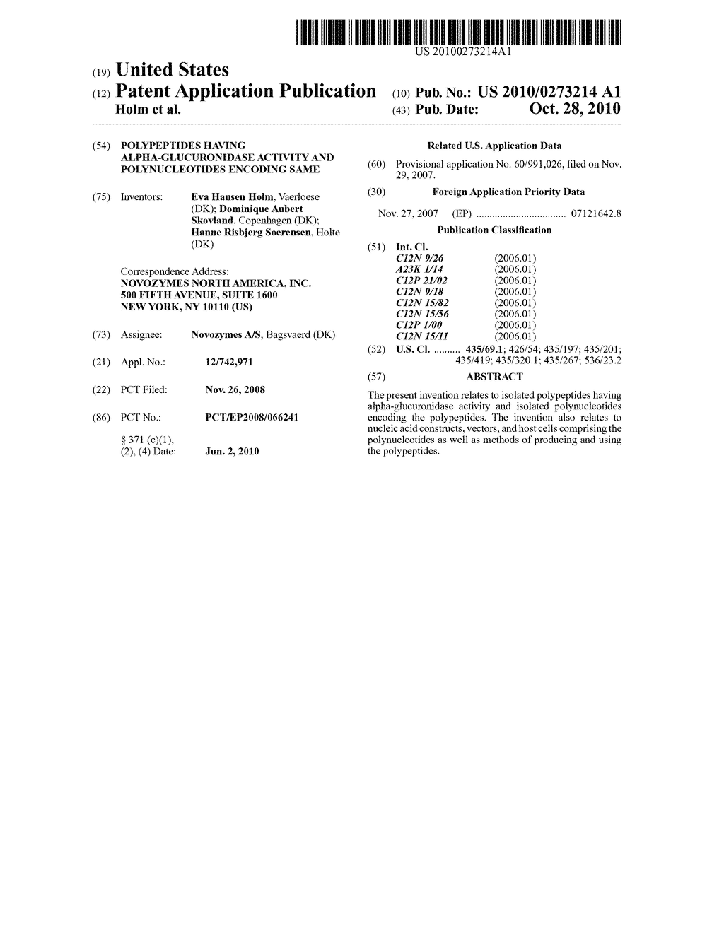 POLYPEPTIDES HAVING ALPHA-GLUCURONIDASE ACTIVITY AND POLYNUCLEOTIDES ENCODING SAME - diagram, schematic, and image 01