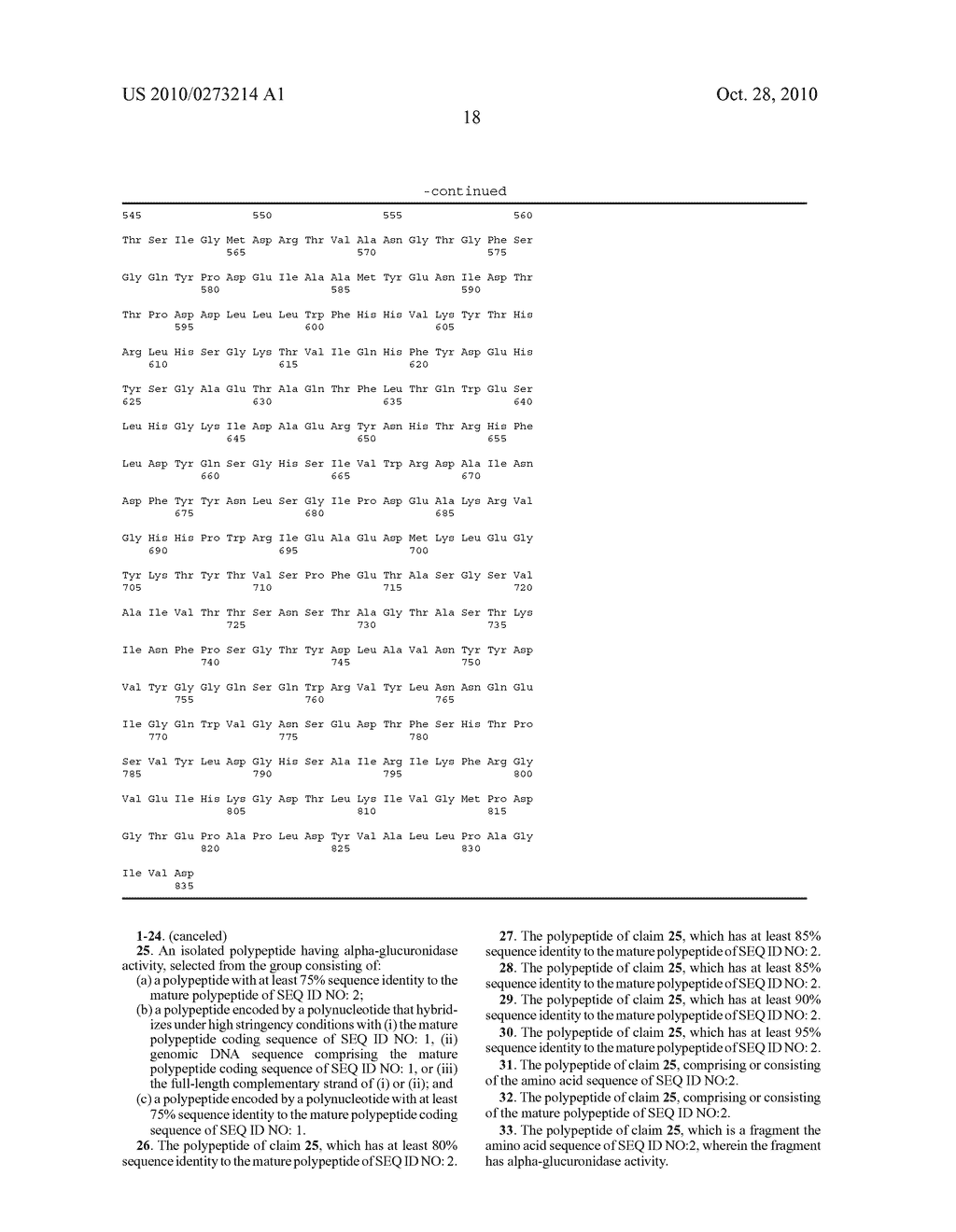 POLYPEPTIDES HAVING ALPHA-GLUCURONIDASE ACTIVITY AND POLYNUCLEOTIDES ENCODING SAME - diagram, schematic, and image 19