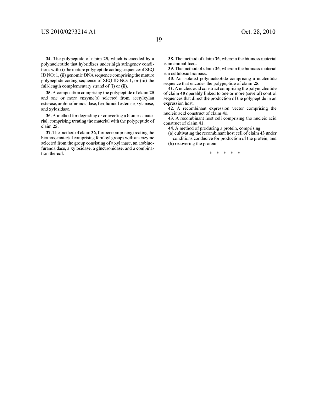 POLYPEPTIDES HAVING ALPHA-GLUCURONIDASE ACTIVITY AND POLYNUCLEOTIDES ENCODING SAME - diagram, schematic, and image 20