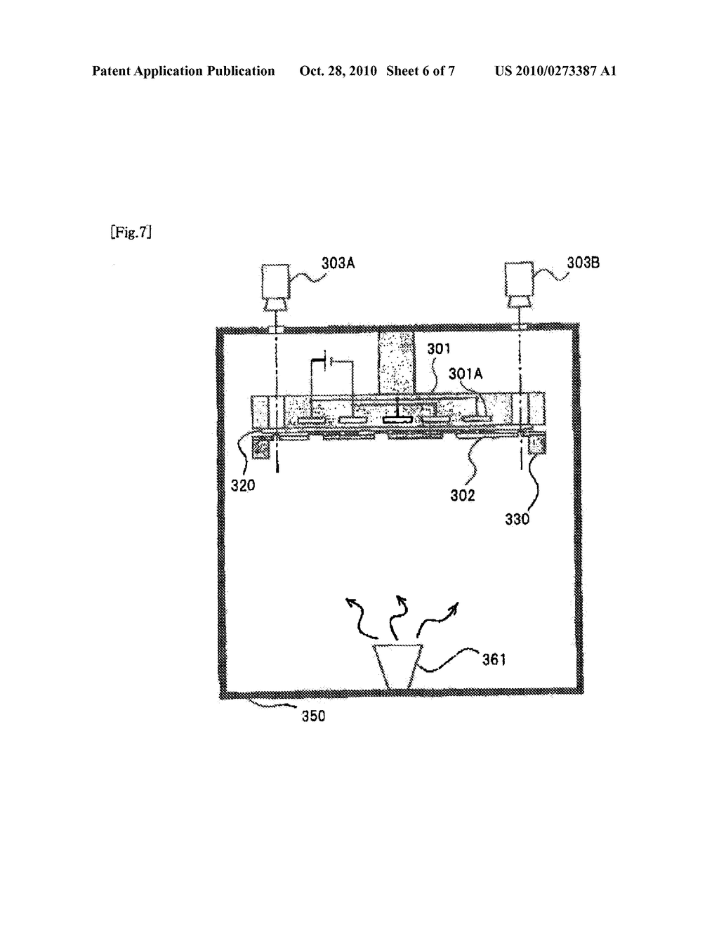 Processing Apparatus and Method of Manufacturing Electron Emission Element and Organic EL Display - diagram, schematic, and image 07