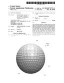 LOW LIFT GOLF BALL diagram and image