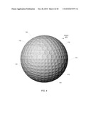 LOW LIFT GOLF BALL diagram and image