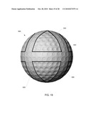 LOW LIFT GOLF BALL diagram and image