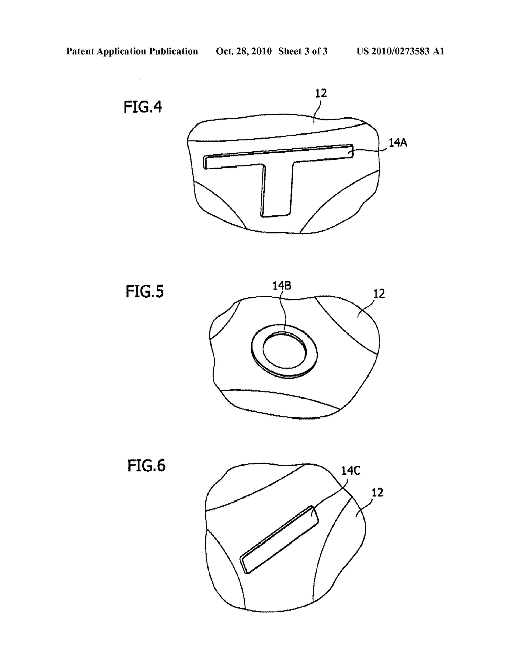 GOLF BALL AND DIE FOR MOLDING THE SAME - diagram, schematic, and image 04