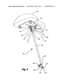 MECHANISM AND METHOD FOR ADJUSTING SEAT HEIGHT FOR EXERCISE EQUIPMENT diagram and image