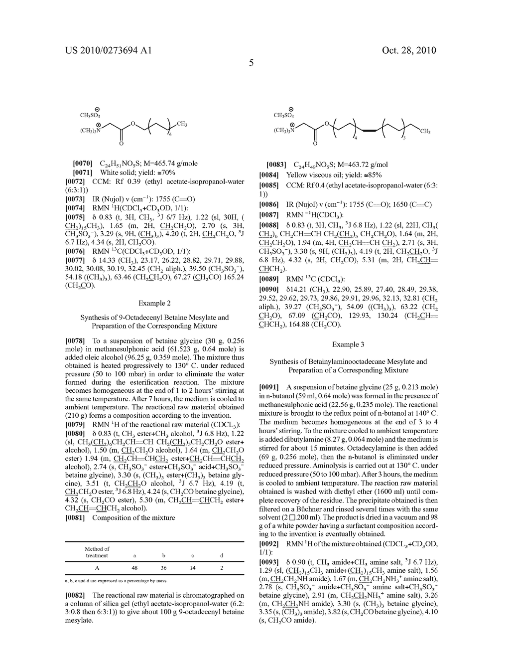 SURFACTANT COMPOSITION METHOD FOR PRODUCTION THEREOF AND COSMETIC COMPRISING SAID COMPOSITION - diagram, schematic, and image 07