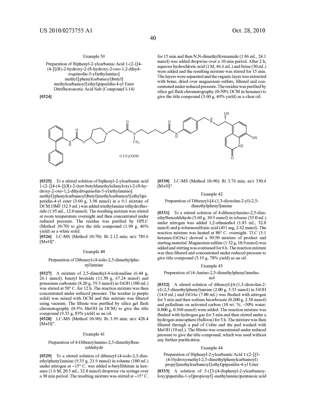 DIAMIDE COMPOUNDS HAVING MUSCARINIC RECEPTOR ANTAGONIST AND BETA2 ADRENERGIC RECEPTOR AGONIST ACTIVITY - diagram, schematic, and image 41