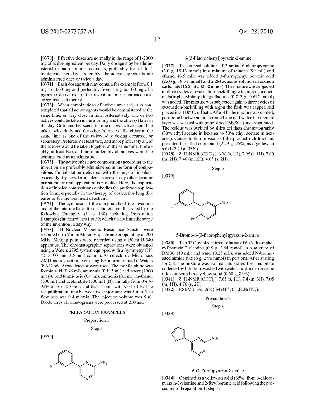 PYRAZINE DERIVATIVES USEFUL AS ADENOSINE RECEPTOR ANTAGONISTS - diagram, schematic, and image 24