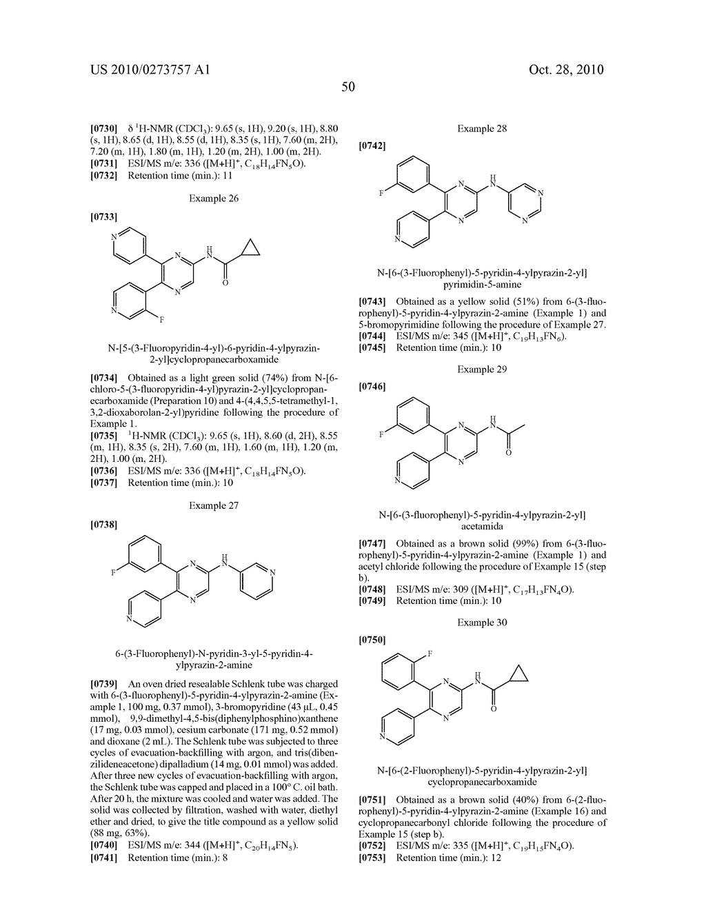 PYRAZINE DERIVATIVES USEFUL AS ADENOSINE RECEPTOR ANTAGONISTS - diagram, schematic, and image 57