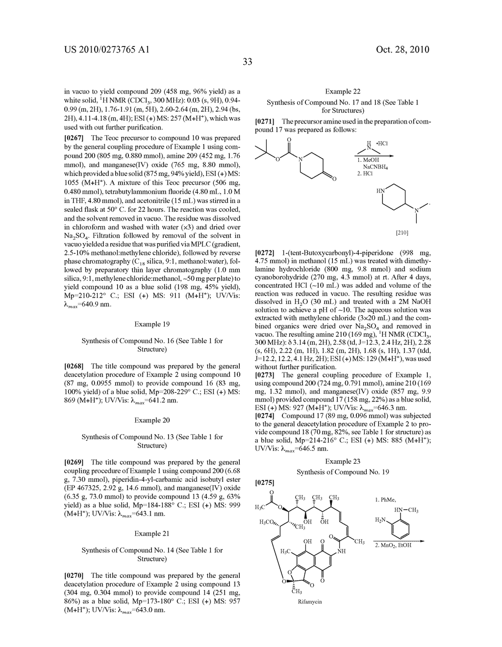 Rifamycin analogs and uses thereof - diagram, schematic, and image 34