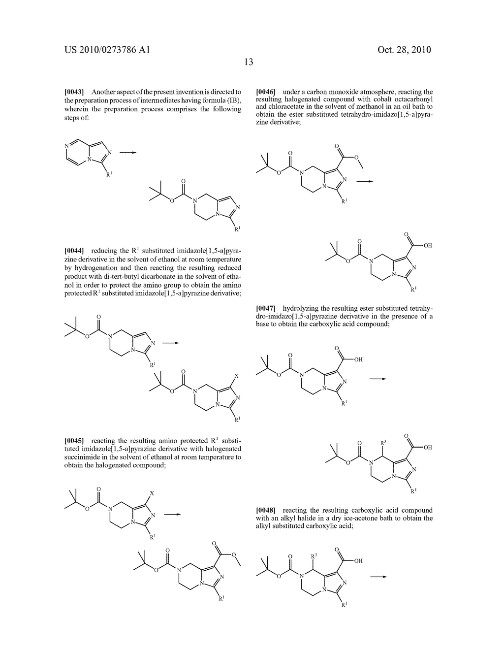 TETRAHYDRO-IMIDAZ0[1,5-A]PYRAZINE DERIVATIVES, PREPARATION PROCESS AND MEDICINAL USE THEREOF - diagram, schematic, and image 14