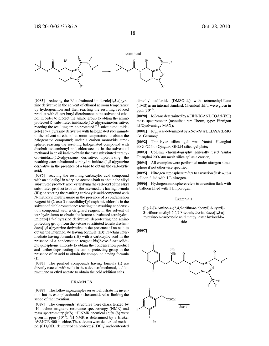 TETRAHYDRO-IMIDAZ0[1,5-A]PYRAZINE DERIVATIVES, PREPARATION PROCESS AND MEDICINAL USE THEREOF - diagram, schematic, and image 19