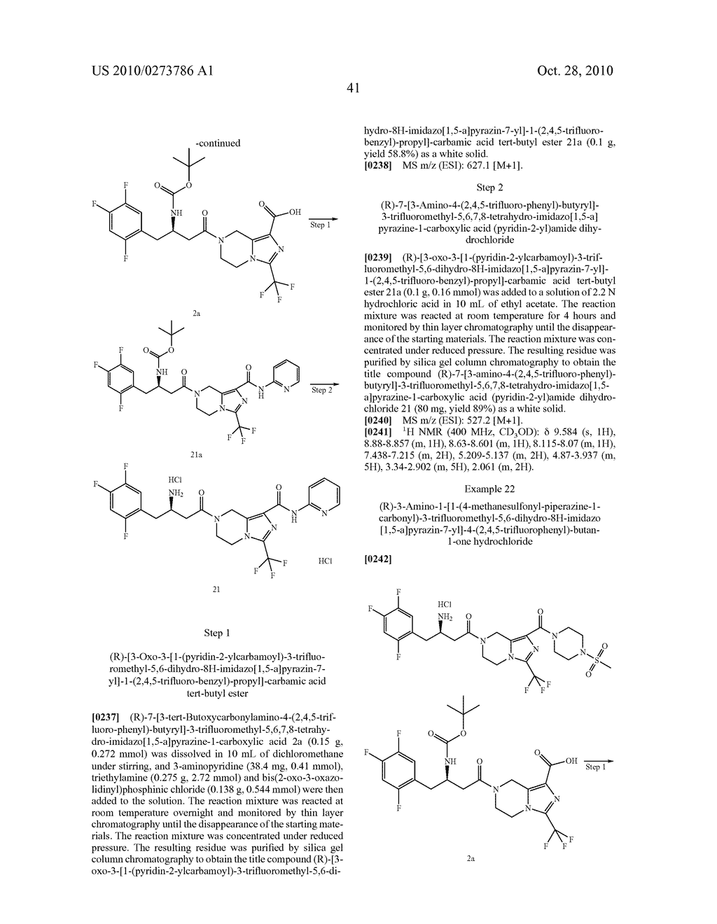 TETRAHYDRO-IMIDAZ0[1,5-A]PYRAZINE DERIVATIVES, PREPARATION PROCESS AND MEDICINAL USE THEREOF - diagram, schematic, and image 42