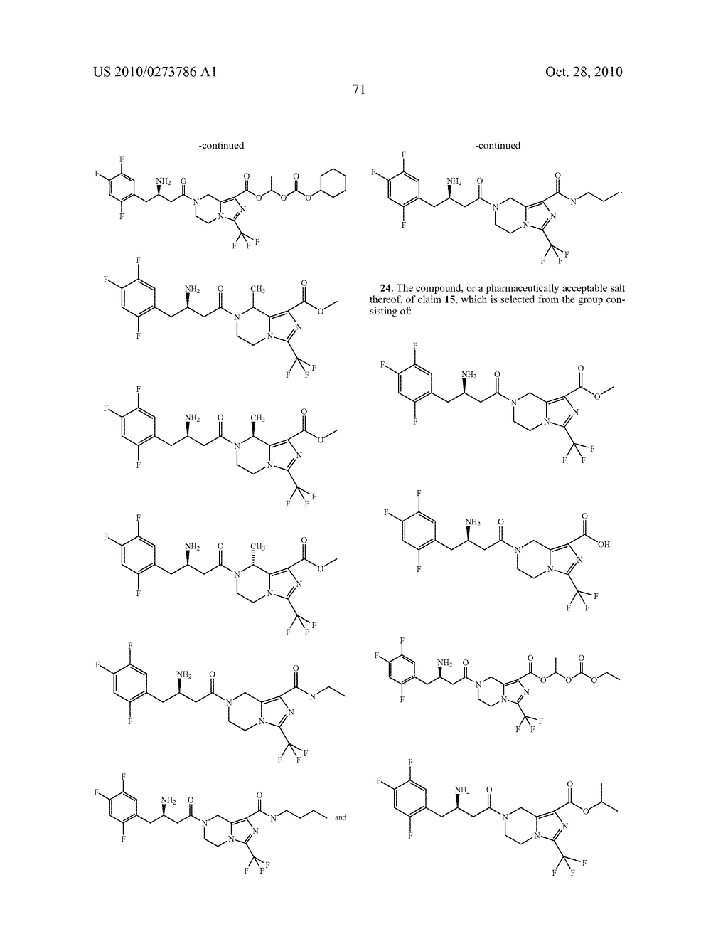 TETRAHYDRO-IMIDAZ0[1,5-A]PYRAZINE DERIVATIVES, PREPARATION PROCESS AND MEDICINAL USE THEREOF - diagram, schematic, and image 72