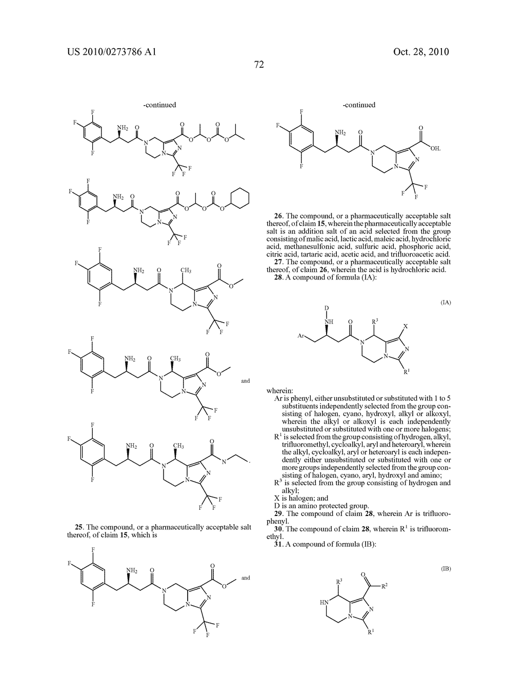 TETRAHYDRO-IMIDAZ0[1,5-A]PYRAZINE DERIVATIVES, PREPARATION PROCESS AND MEDICINAL USE THEREOF - diagram, schematic, and image 73