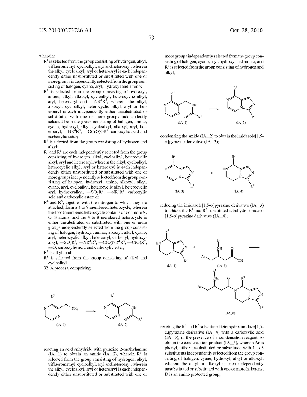 TETRAHYDRO-IMIDAZ0[1,5-A]PYRAZINE DERIVATIVES, PREPARATION PROCESS AND MEDICINAL USE THEREOF - diagram, schematic, and image 74